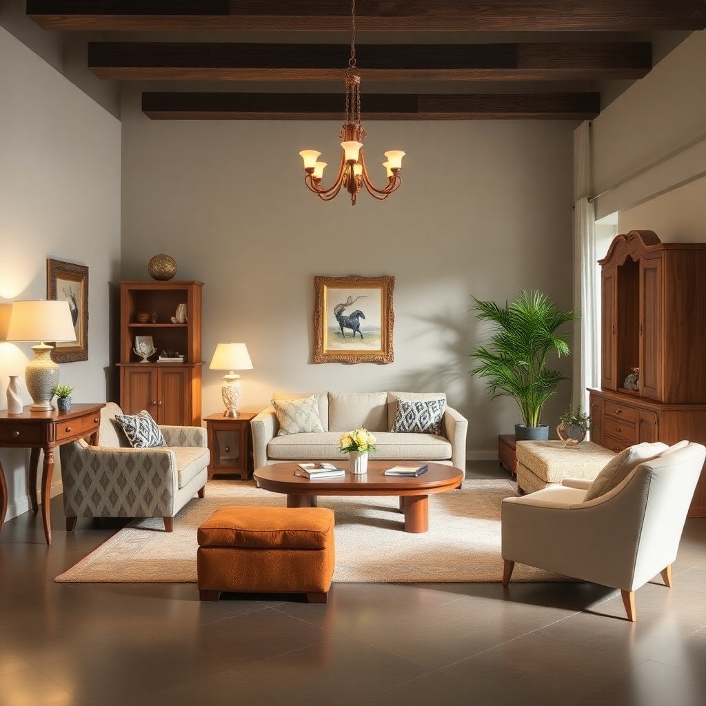 Muebles de salón personalizados de lujo